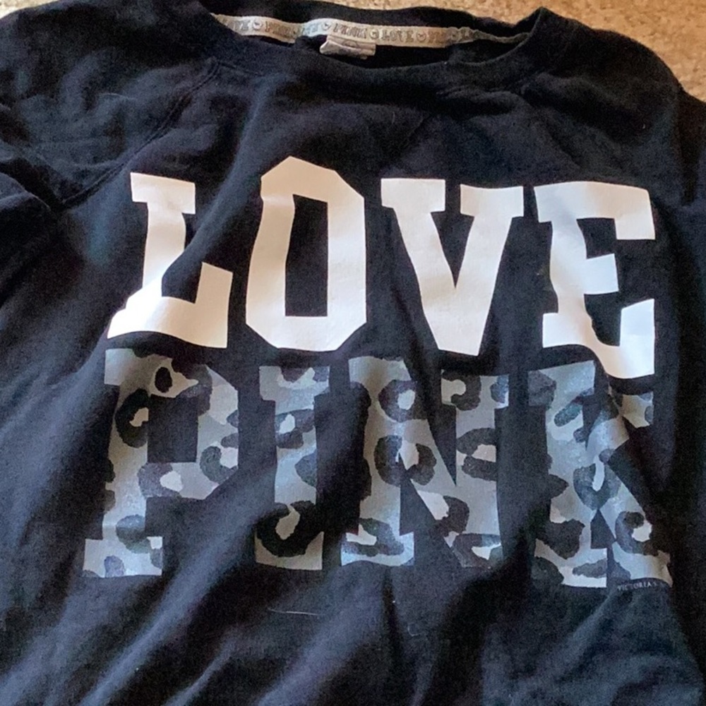 ‘LOVE PINK’ long sleeve tee